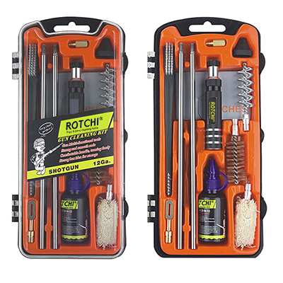 Shotgun Cleaning Kit Orange Case Olieflaske